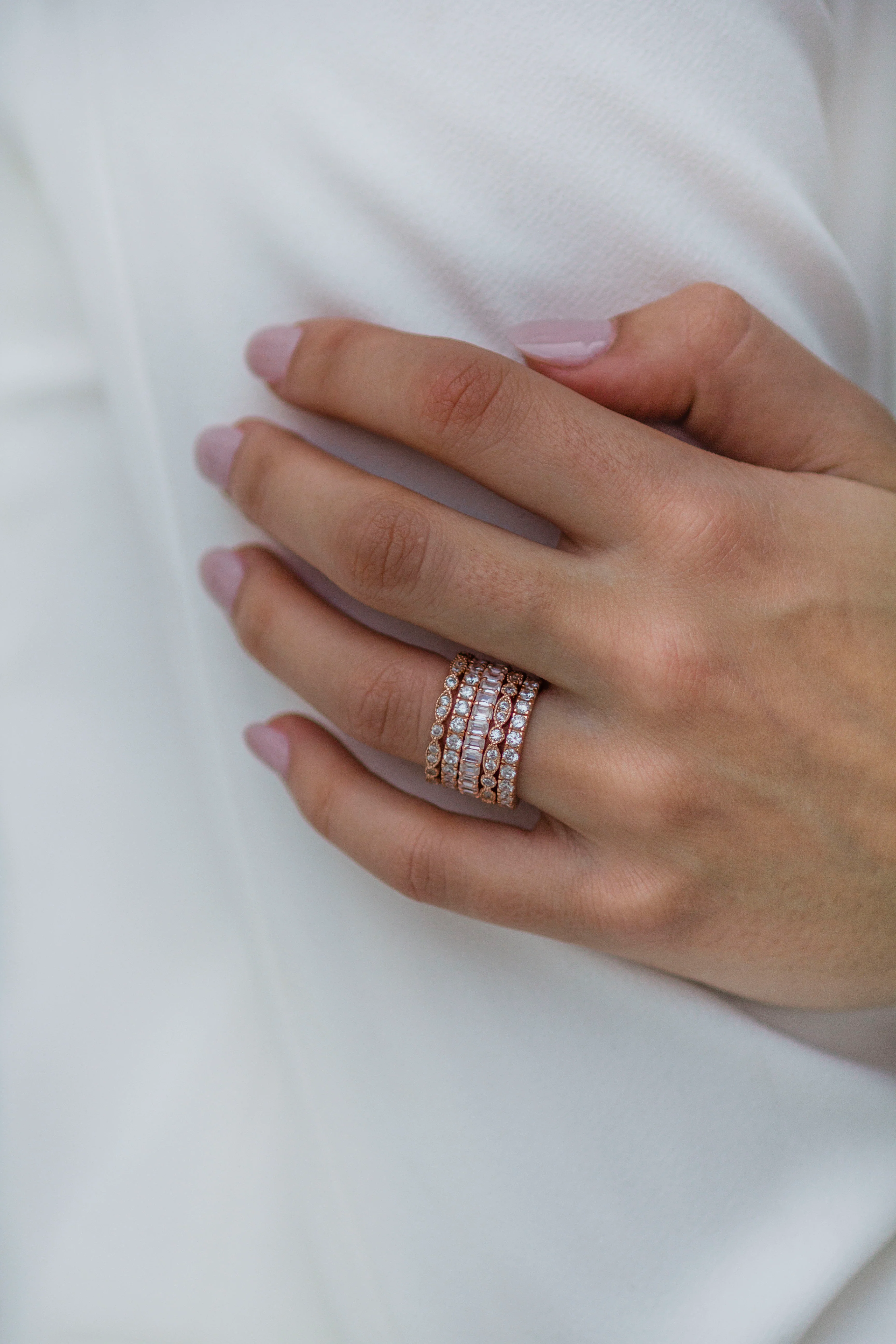 The Eva Band (2 Carat, Claw Prong) - Image 10