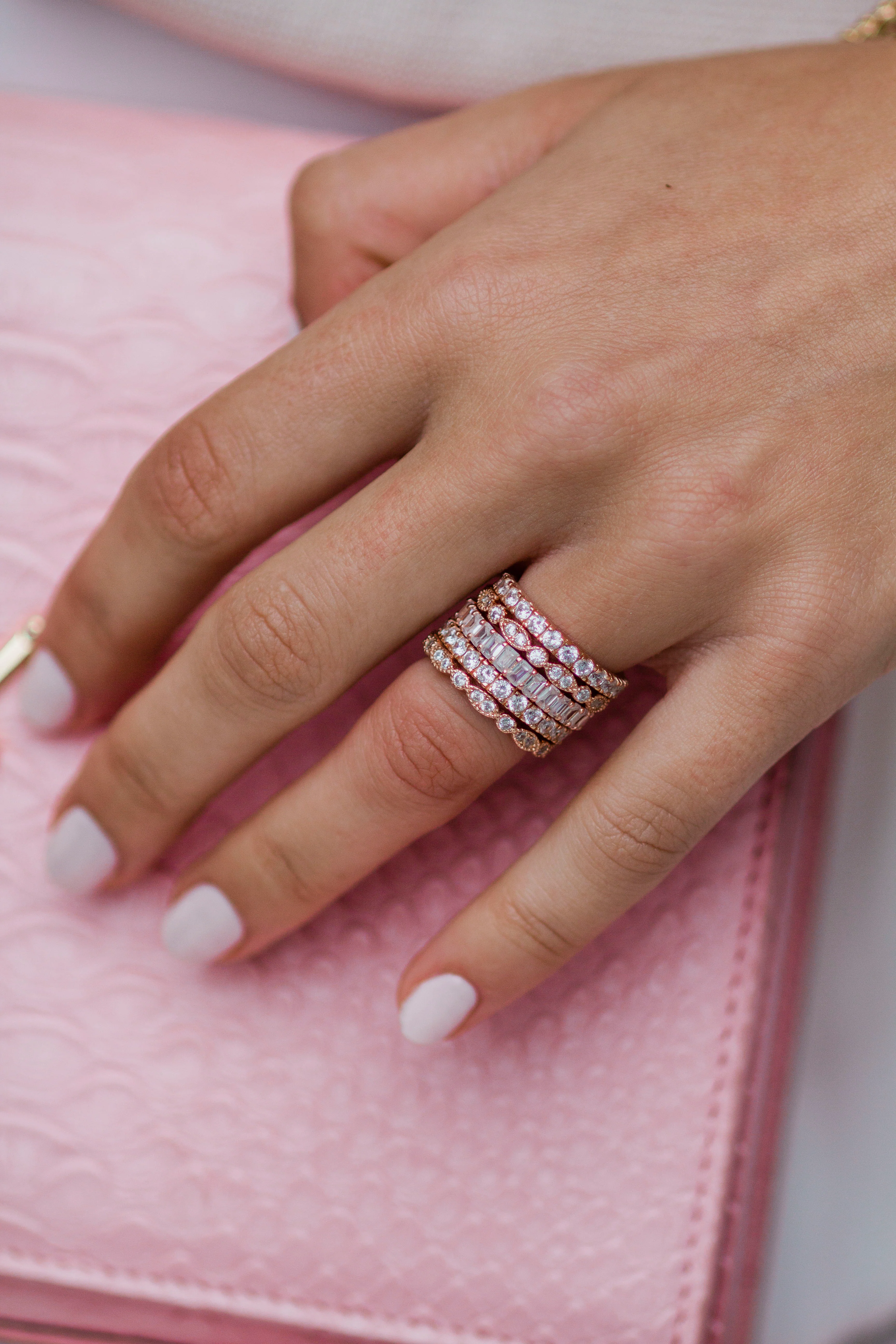 The Eva Band (2 Carat, Claw Prong) - Image 14